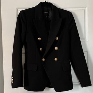 Dynamite Black Jacket with Gold Accents